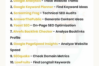 15 15 Free SEO Tools