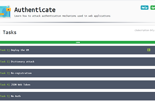 Authenticate: TryHackMe Room