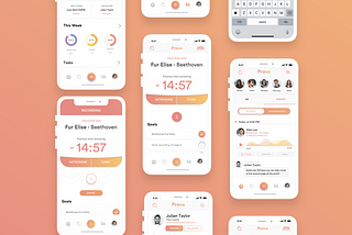 A fun and social way to practice music while keeping track of your progress — a UX case study