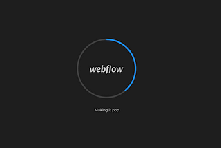 A custom Webflow build