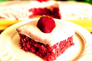 Cakes — Strawberry Sheet Cake