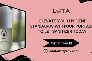 Stay Hygiene with Portable Toilet Sanitizer!