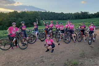 Mulheres unidas pelo ciclismo