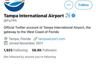 An Example Social Media Ethics Guide- Tampa International Airport