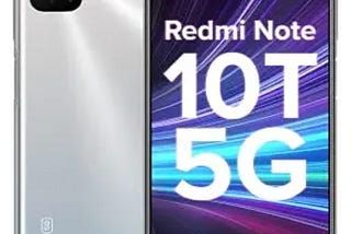 Redmi Note 10T 5G (Chromium White, 6GB RAM, 128GB Storage) | Dual5G | 90Hz Adaptive Refresh Rate |…