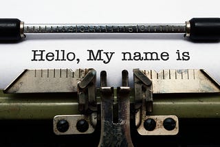 What’s in a Name?
