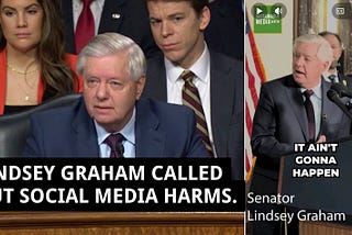 Lindsey Graham Called Out Social Media Harms.