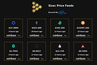 iExec Use Case: Price Feeds using the Coinbase Price Oracle