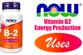 NOW Vitamin B2 Riboflavin 100mg