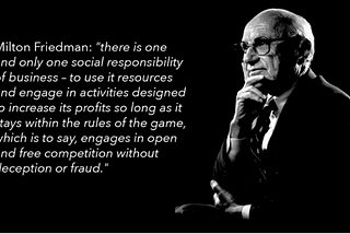 Rethinking Milton Friedman : Doctrine of Social Responsibility of Businesses