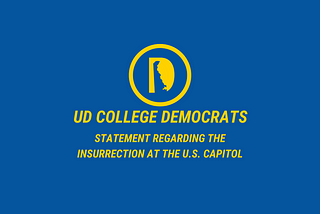 Statement regarding the insurrection at the US Capitol