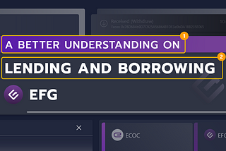 A Better Understanding on Lending and Borrowing EFG