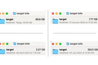 Shared Target Directory for Rust Projects