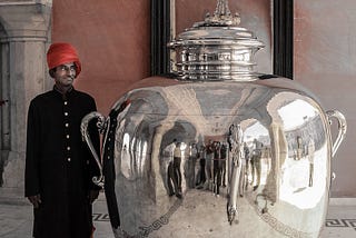 345 KG of Silver: The Silver Urns of the Palace of Jaipur