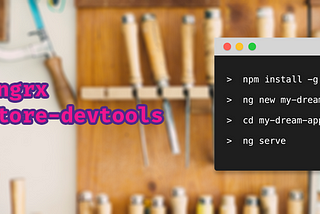 Using ngrx store-devtools with the Angular CLI