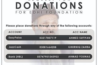 Experience of Collecting Donations For Edhi Foundation( Circle 05)