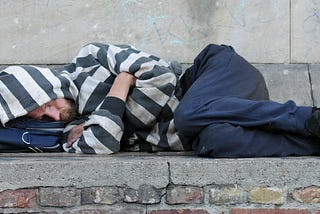 Rough sleeping up by a third since 2015