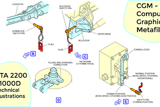 Computer Graphics Metafile (.cgm) format for Technical Illustrations