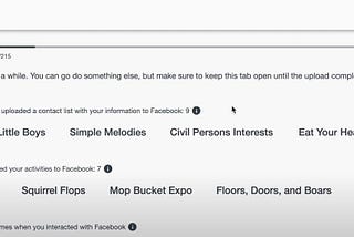 Moving your Data off of Facebook