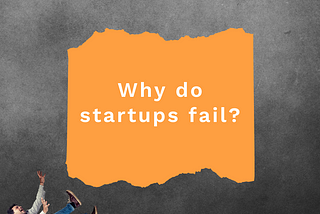 Why do startups fail?