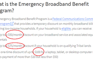 How to apply a Lifeline Program or the Emergency Broadband Benefit Program?