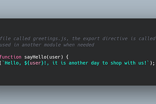 Modules in JavaScript… #30daysof JavaScript ==> Day 27