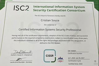 How I passed the CISSP exam