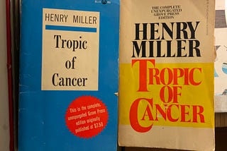 BEWK CLUB: Tropic of Cancer, by Henry Miller