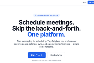 Introducing Tinycal — A Calendly Clone Created and Maintained by AI Agents