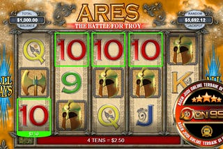 Slot Ares Battle For Troy Terbaru Dan Penjelasan