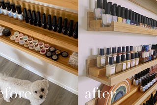 How to Create A Nail Polish Wall