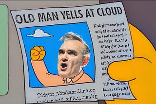 Morrissey Goes Full Gammon