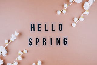 Hello Spring Savings!