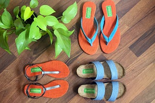 These Athletes Create Upcycled Slippers for Underprivileged Children in India