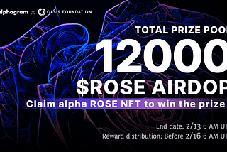 Social Airdrop use case- $ROSE Airdrop