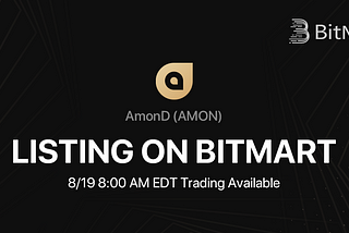 AmonD listing on BitMart