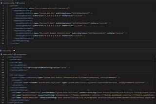 Web.Config is too large