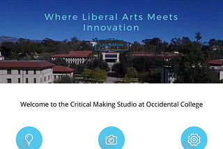 Design Case Study: Critical Making Studio Website