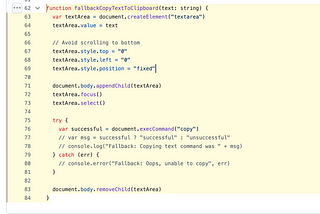 Comparing the copyToClipboard implementations in Shadcn-ui/ui and Codehike.