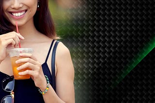 Tea burn, a herbal green tea