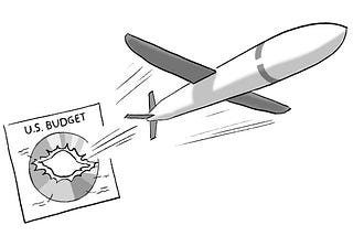 Missile making hole in the U.S. budget