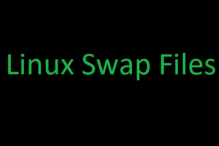 How to create a Linux swap file