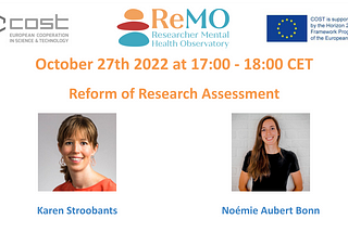 Upcoming ReMO Webinars and Events from October 24-October 27, 2022
