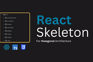 📂✨ Folder structure in a React hexagonal architecture