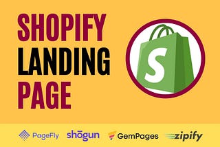 Make a Shopify Landing Page with PageFly, Shogun, Gem