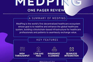 Blockchain Revolution in Healthcare; Medping has more to offer: