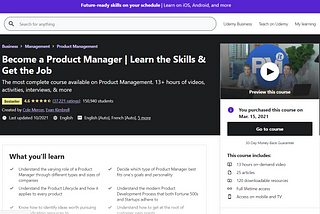 5 best product management courses