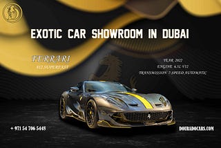 Exotic Cars Dubai : The Best Deals on Luxury Cars for Sale