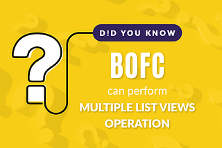 Manage List Views in Salesforce with BOFC