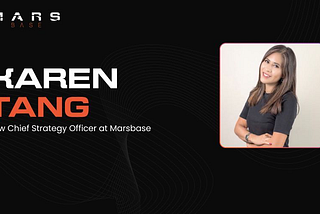 Meet our new Chief Strategy Officer at Marsbase | Karen Tang!